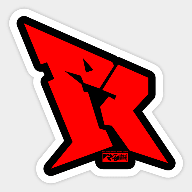 Project R Sharp R Sticker by PRWear